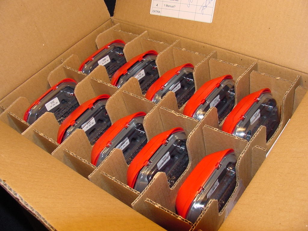 Bulk Pack (10 count) System Sensor P2RL-BP10, Fire Alarm Strobe RED, Indoor, NEW