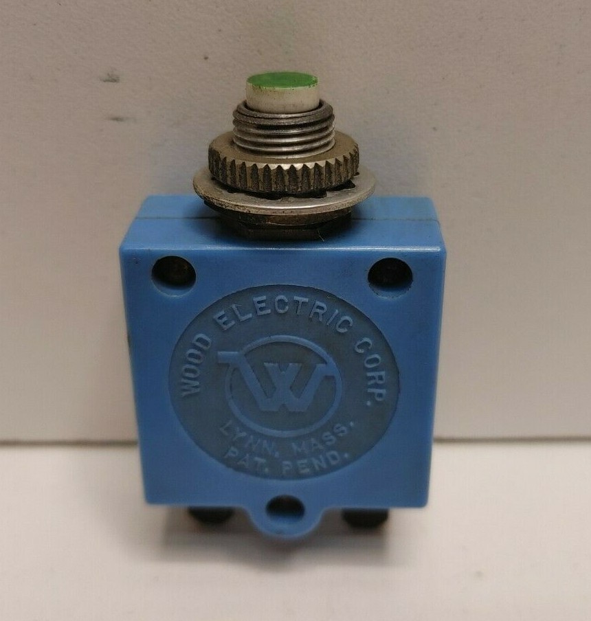 GUARANTEED! P&B/WOOD ELECTRIC 20A 250V PLUG-IN CIRCUIT BREAKER 375-220-101