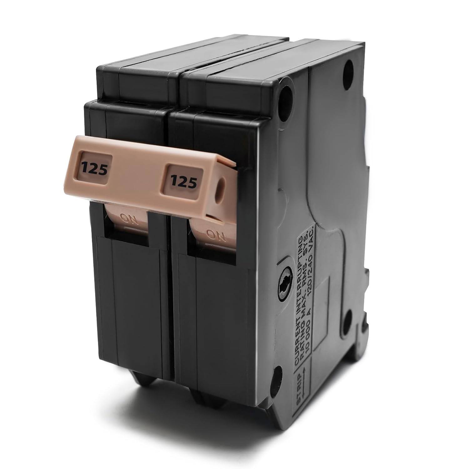 C2125 2-Pole 125-Amp Circuit Breaker, Type C3/4-In Plug-On Molded Case Circui…