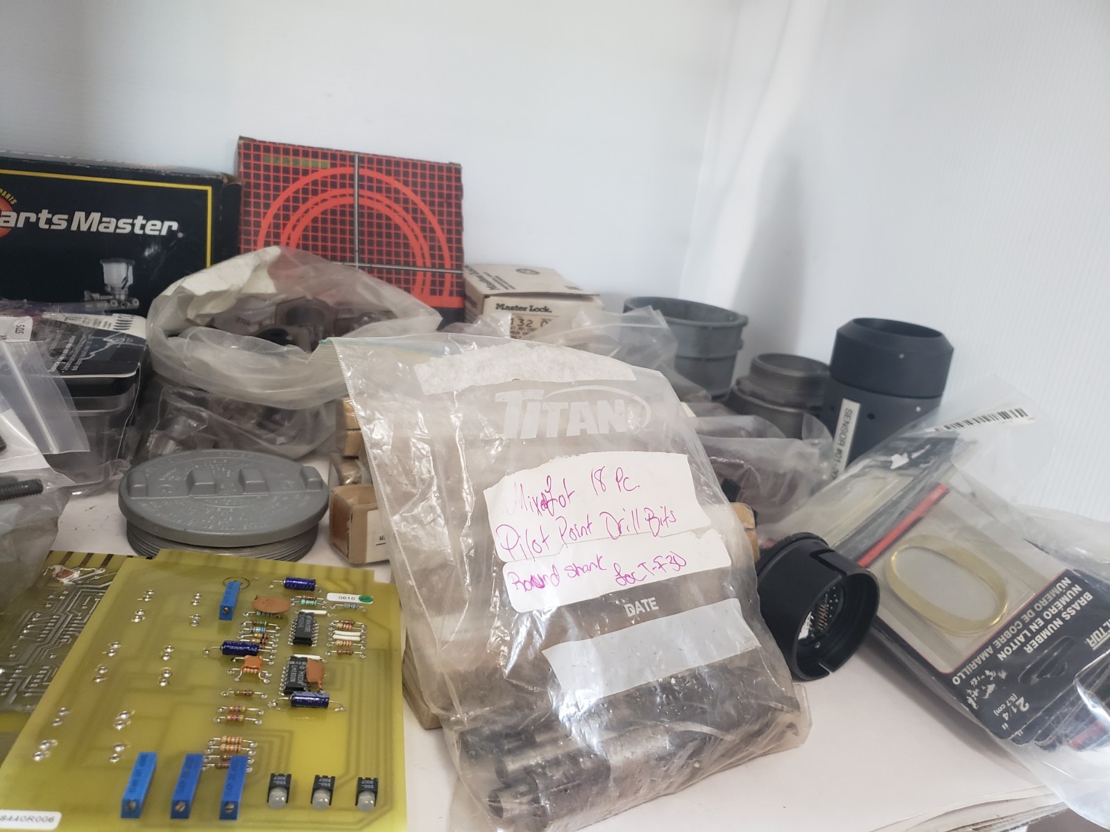 LARGE ASST. PARTS MASTER, FEDERAL, MASTER LOCK, HOFFMANN, T&B & OTHER INDUSTRIAL