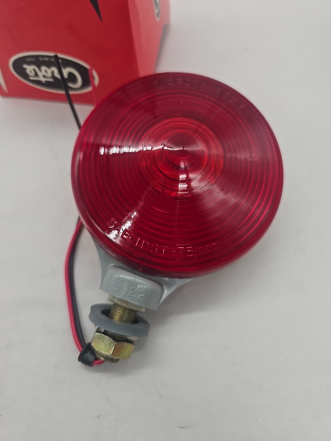 Grote 5522 Amber Red Signal Light Lamp Double Face Skyjack 121477AA