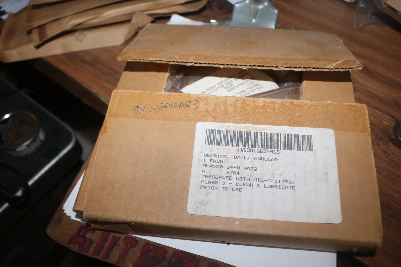 NOS Kaydon KG060AR3 Angular contact Ball bearing 3110-01-163-5915