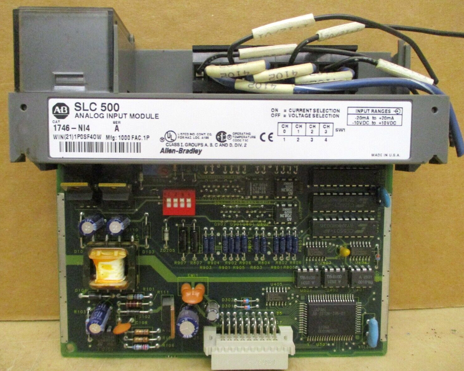 Allen-Bradley SLC 500 1746-P3 SLC 5/04 CPU 1747-L541 1747-DCM 1747-SDN 48681GN