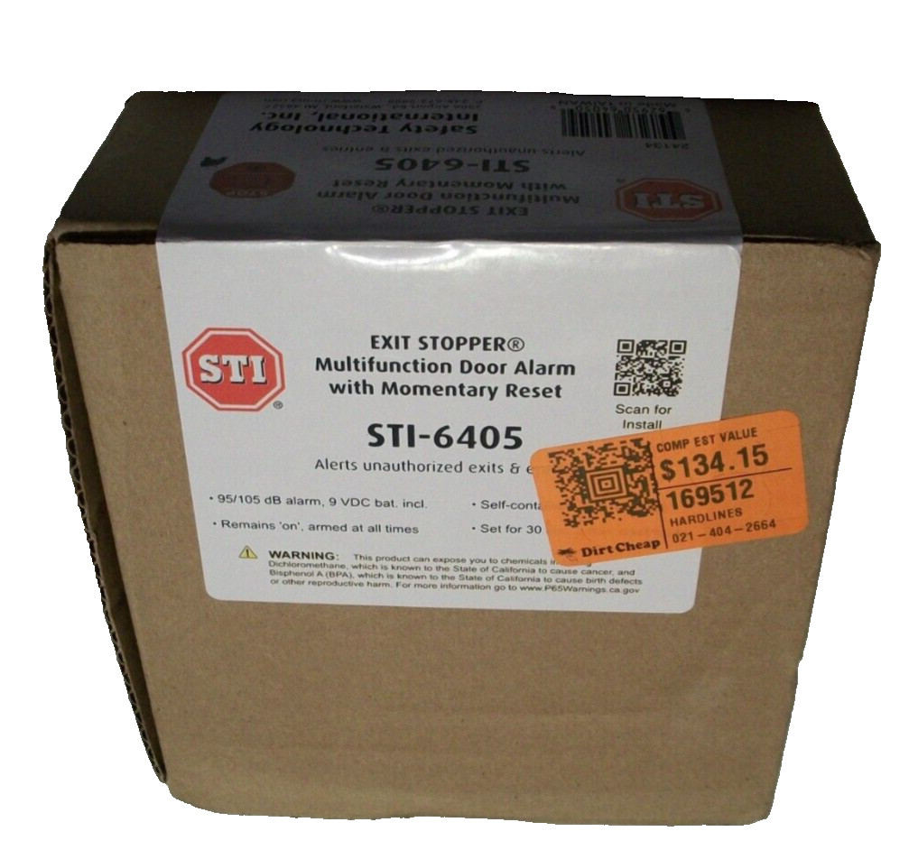 Safety Technology International Sti-6405 Sti-6405 Exit Stopper Multi Door (B214)