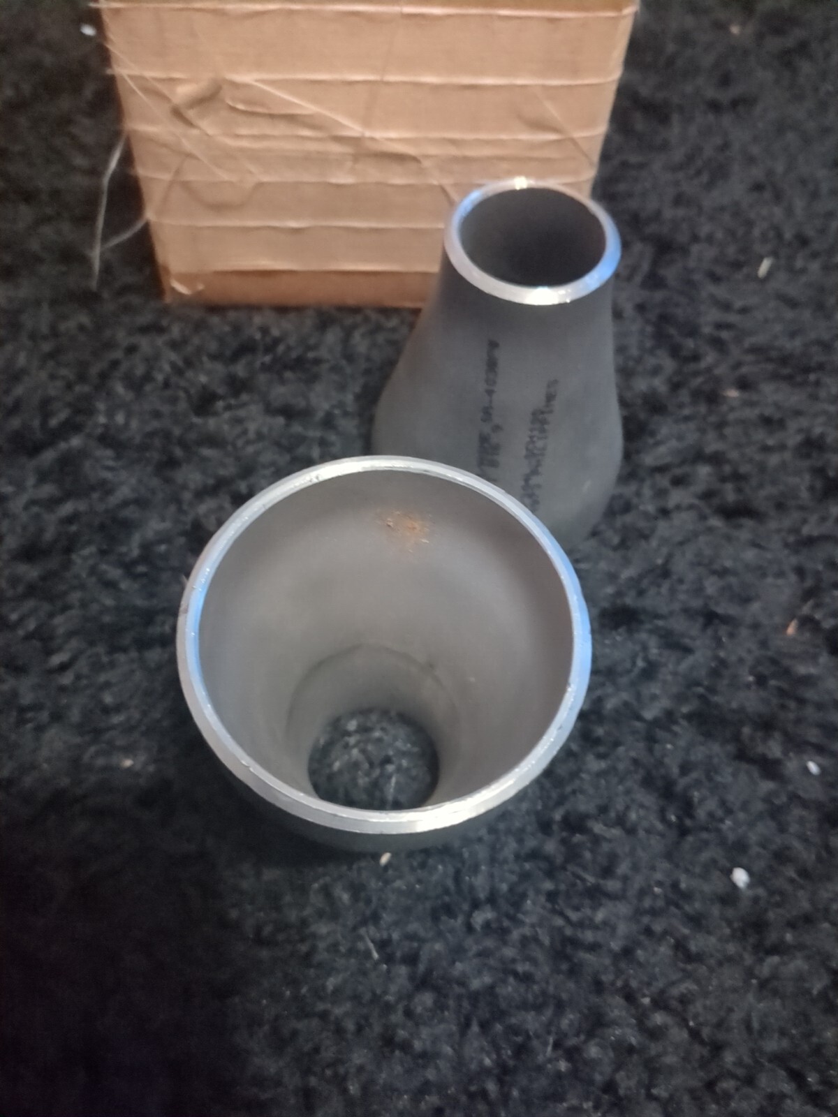 ASTM ASME SA-403WPW AMSI B16.9 PIPE REDUCER LOT OF 2