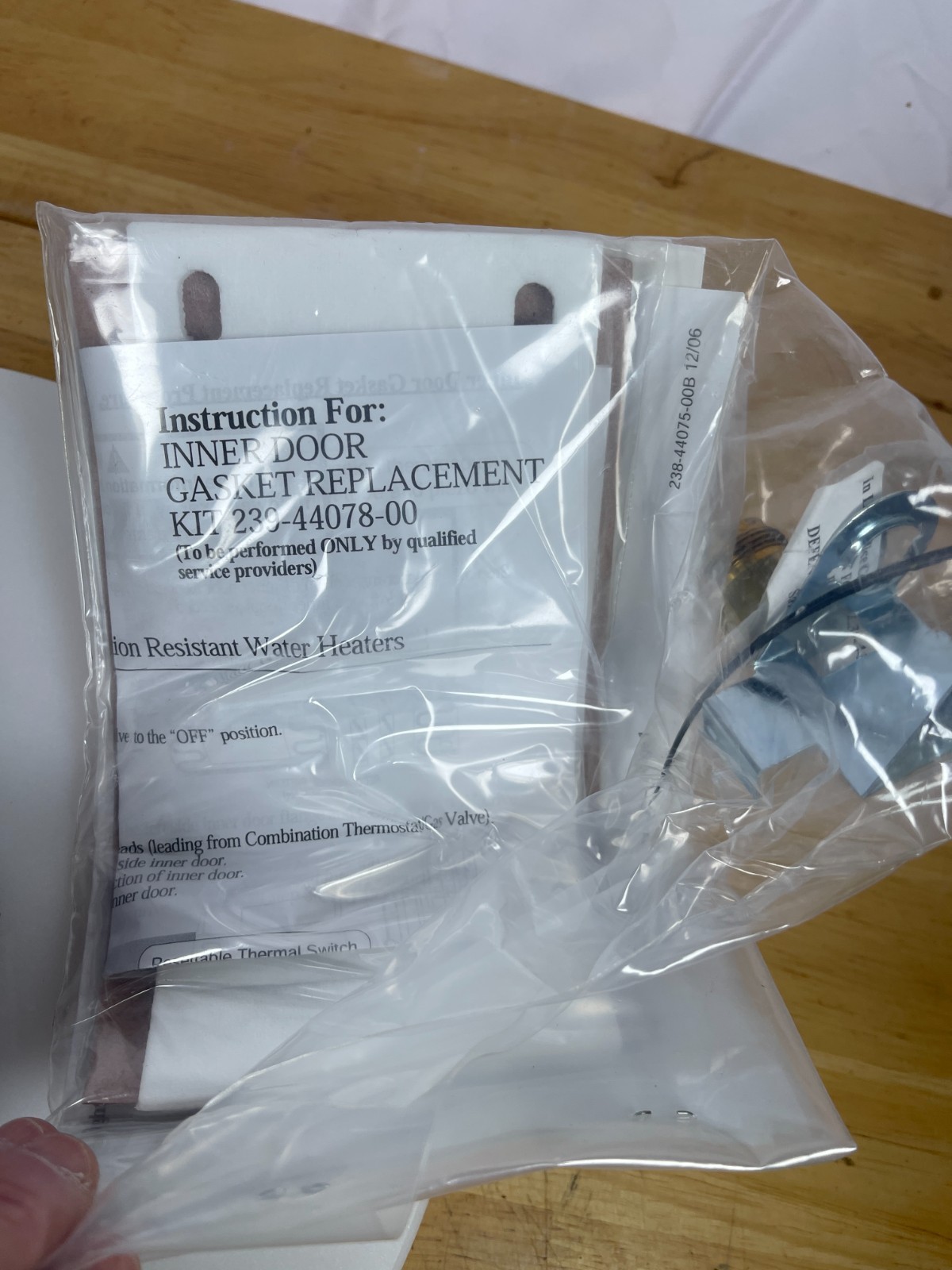 Bradford White 222-46181-01B NG Water Heater Gas Valve OEM