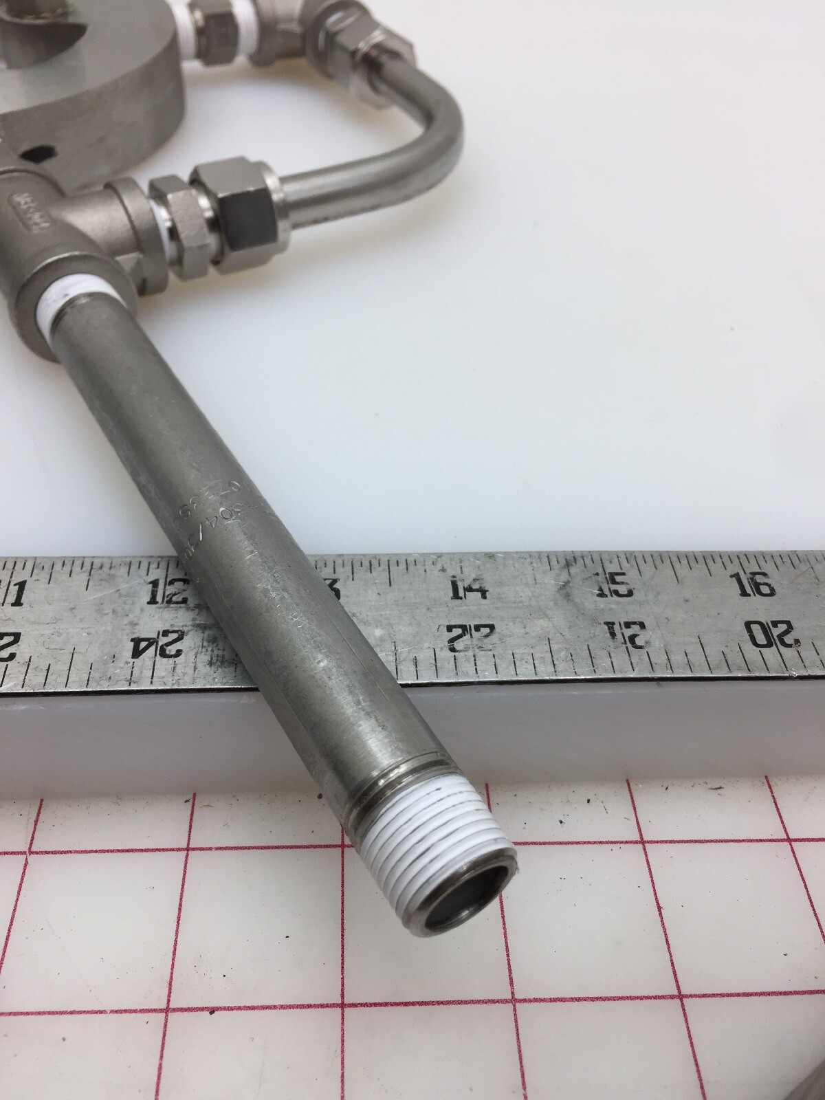 Stainless Steel Water Manifold With Bete WL-3 120 303 Cone Nozzles Fire Safety 6