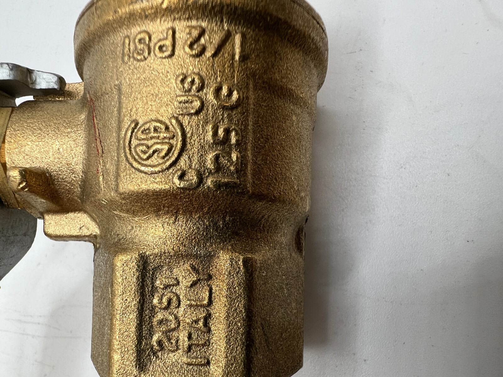 Jomar 3/4″ TWO PIECE BRASS, GAS SHUT OFF BALL VALVE T-100NE