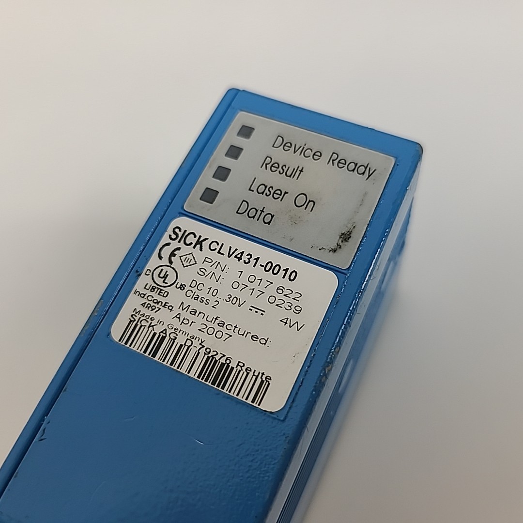 SICK 1017622 CLV431-0010 Mid Range Barcode Scanner Without Cable