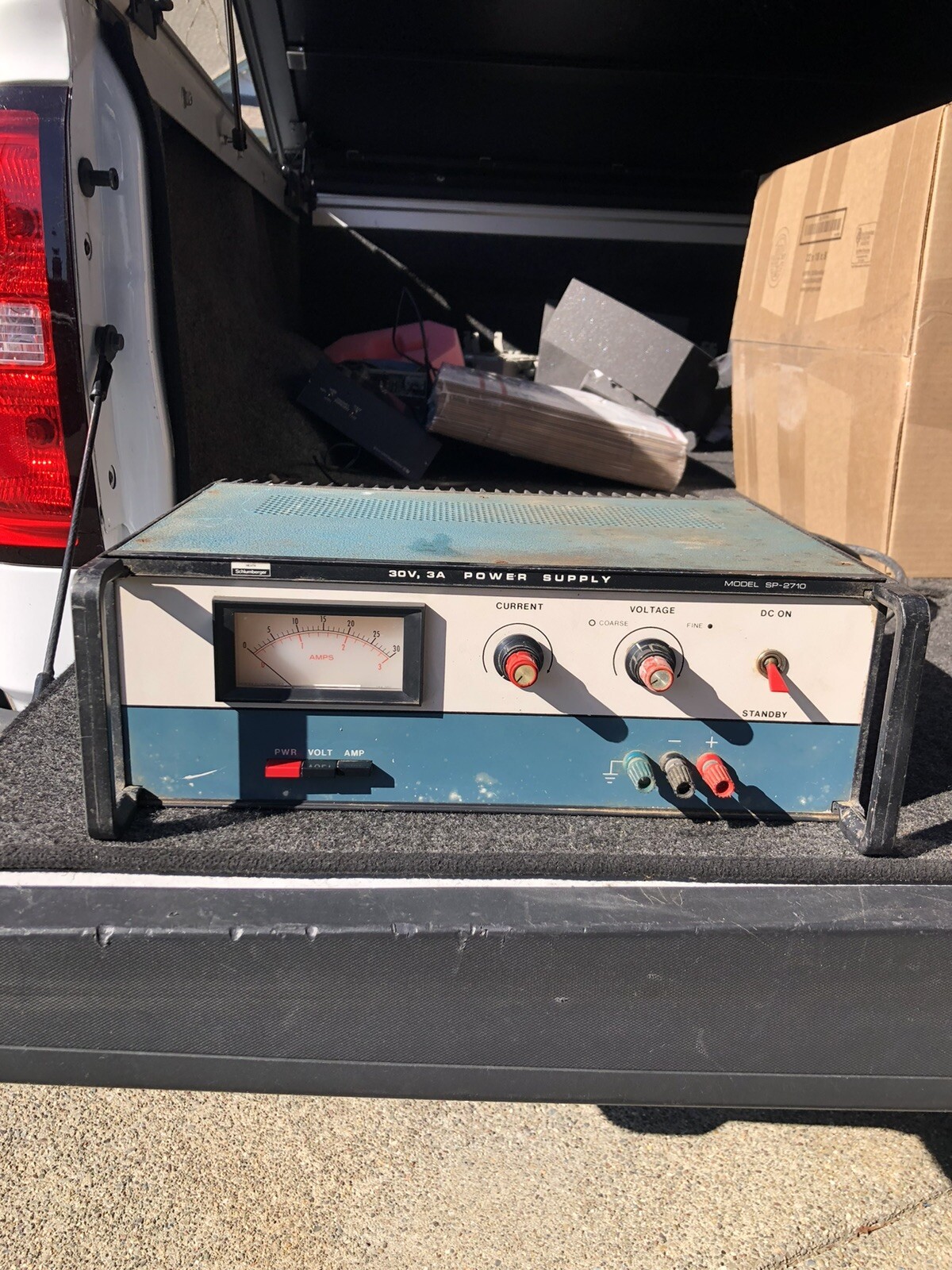 HEATH SCHLUMBERGER SP-2710 POWER SUPPLY 30V, 3A READ