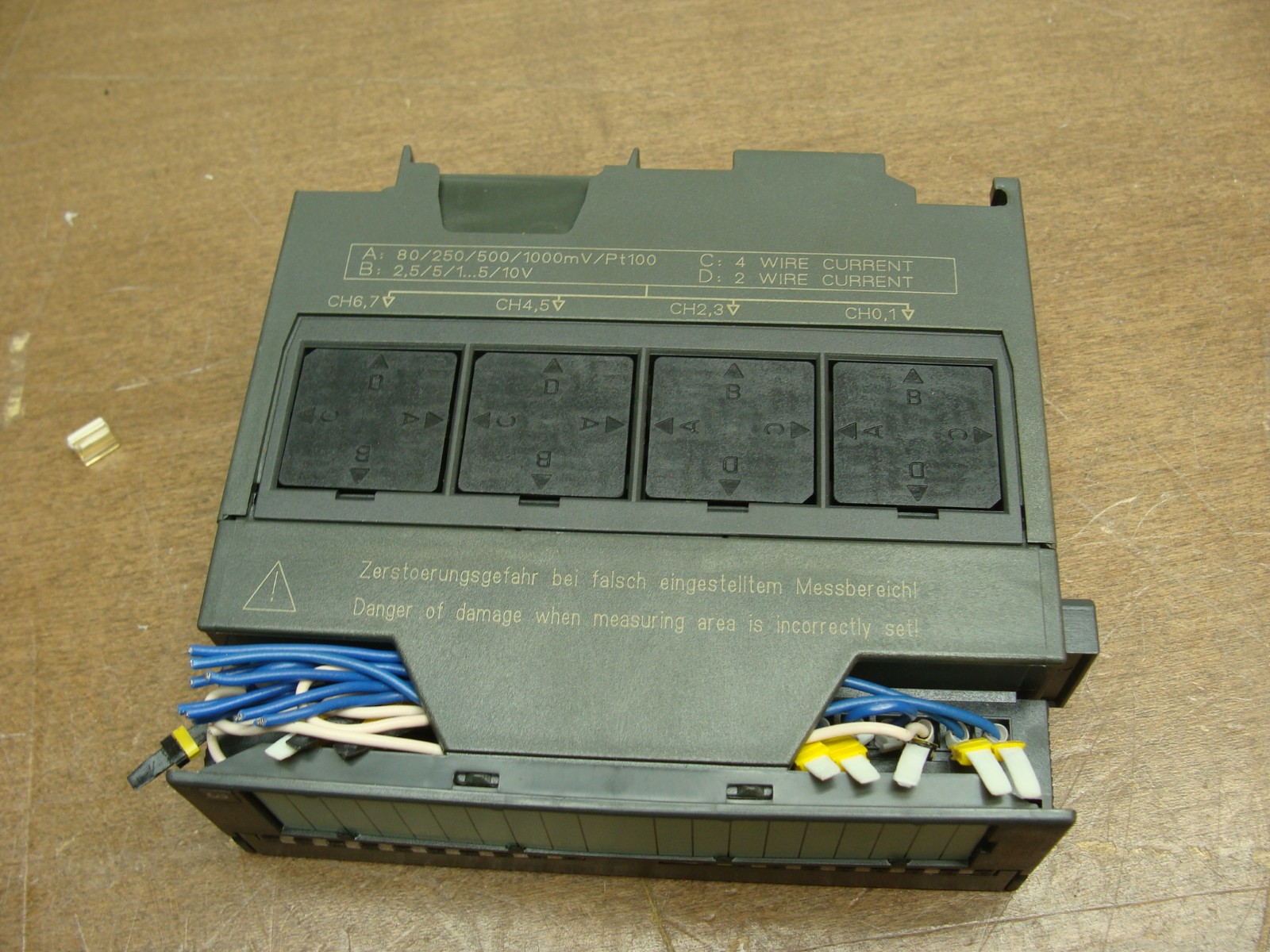 SIEMENS SIMATIC S7-300 ANALOG INPUT MODULE SM331 6ES7 331-7KF02-0AB0