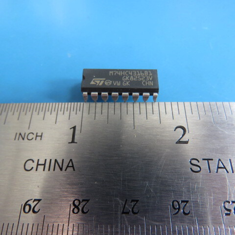 ST MICROELECTRONICS M74HC4316B1R Qty of 25 per Lot 4 Circuit IC Switch 2:1 70Oh