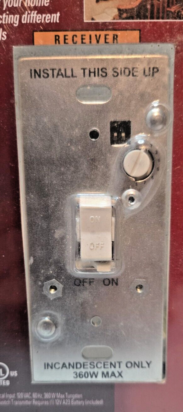 General Electric RF102TXPS Wall Switch Kit with Wall-Mount Control