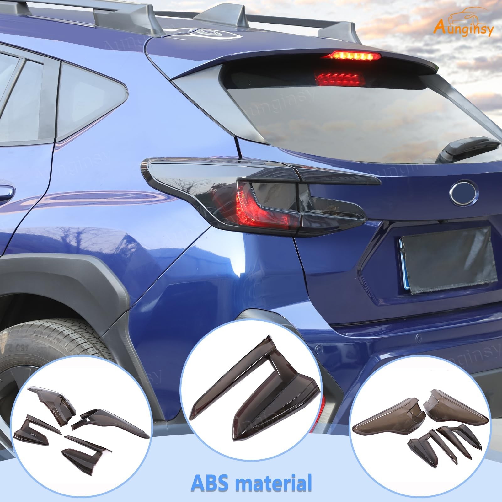 Car Rear Tail Light Lamp Cover Compatible with Subaru Crosstrek GU 2024 2025 …