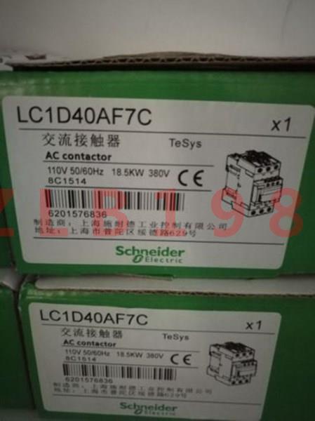 ONE NEW contactor LC1D40F7C LC1-D40F7C 110VAC