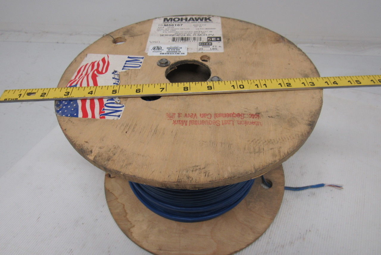 Mohawk M56167 MegaLan Cat 5E Cable Non Plenum Twisted Pair 24 AWG 604′