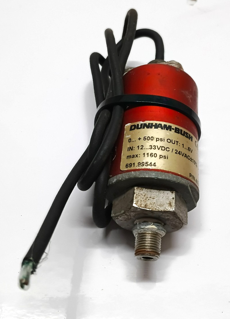 DUNHAM-BUSH 691.99544 PRESSURE SENSOR 4030005164 0… +500 PSI -15T80