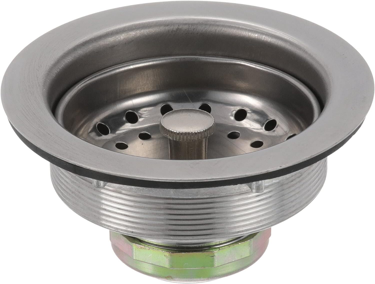 OCS Parts Basket Drain w/ Strainer + Sink Stopper for 3.5″ Sink Openings