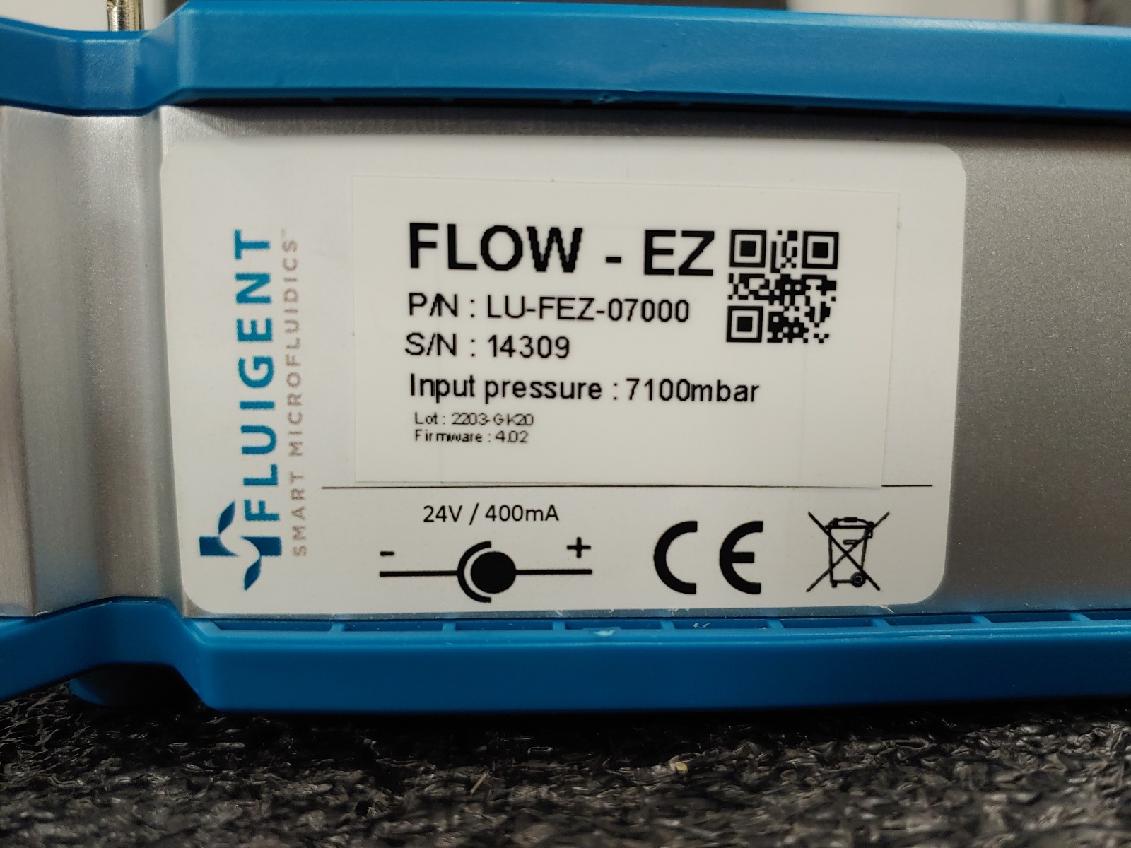 FLUIGENT SMART MICROFUIDICS FLOW-EZ LU-FEZ-07000 Microfluidic Flow Controller
