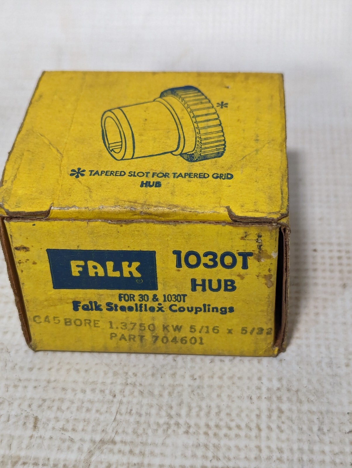 Falk 1030T hub, C45 bore, 1.3750 KW, 5/16 x 5/32, part 704601