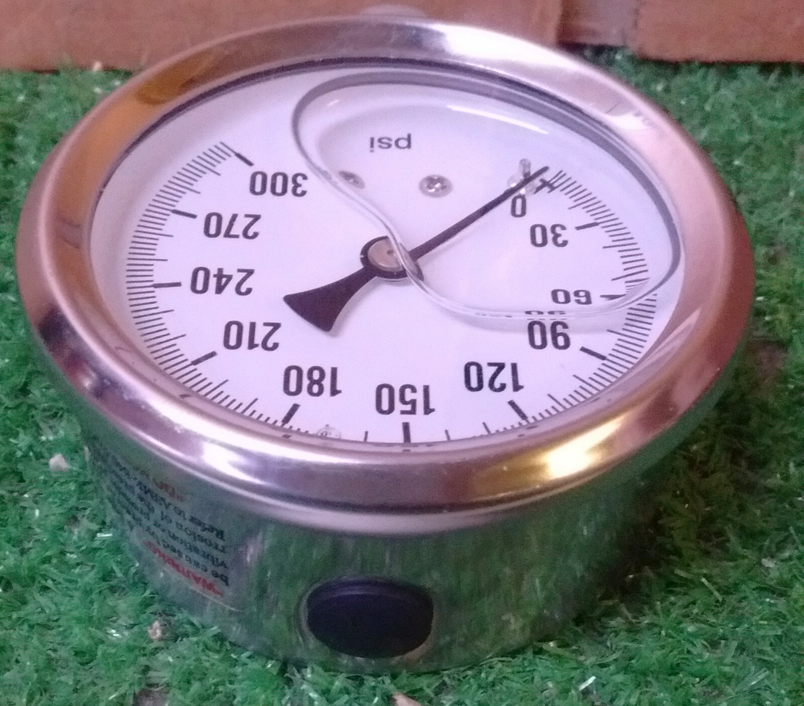 1 NEW S201L-254H GLYCERIN FILLED STAINLESS STEEL GAUGE NIB ***MAKE OFFER***