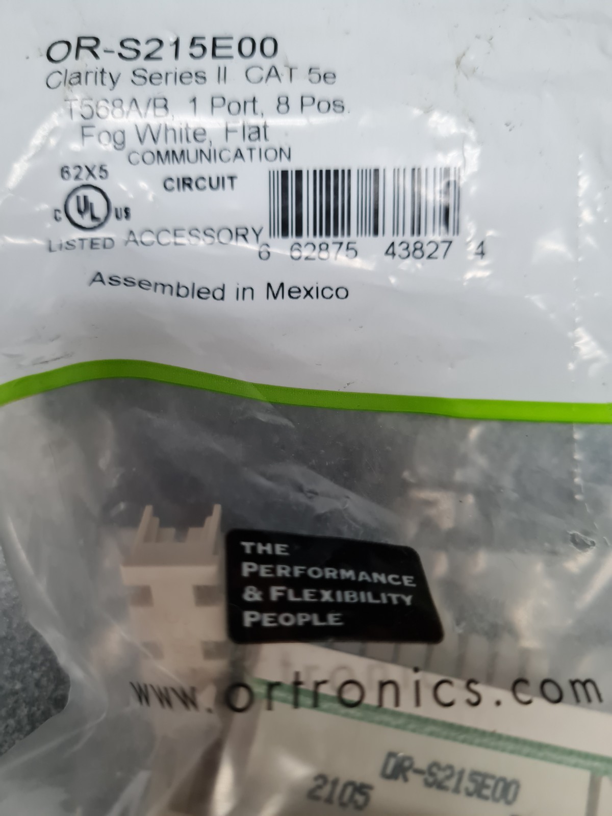 Ortronics OR-60900017, OR-5215E00, OR-60900020, OR-S22600 – Lot of 8