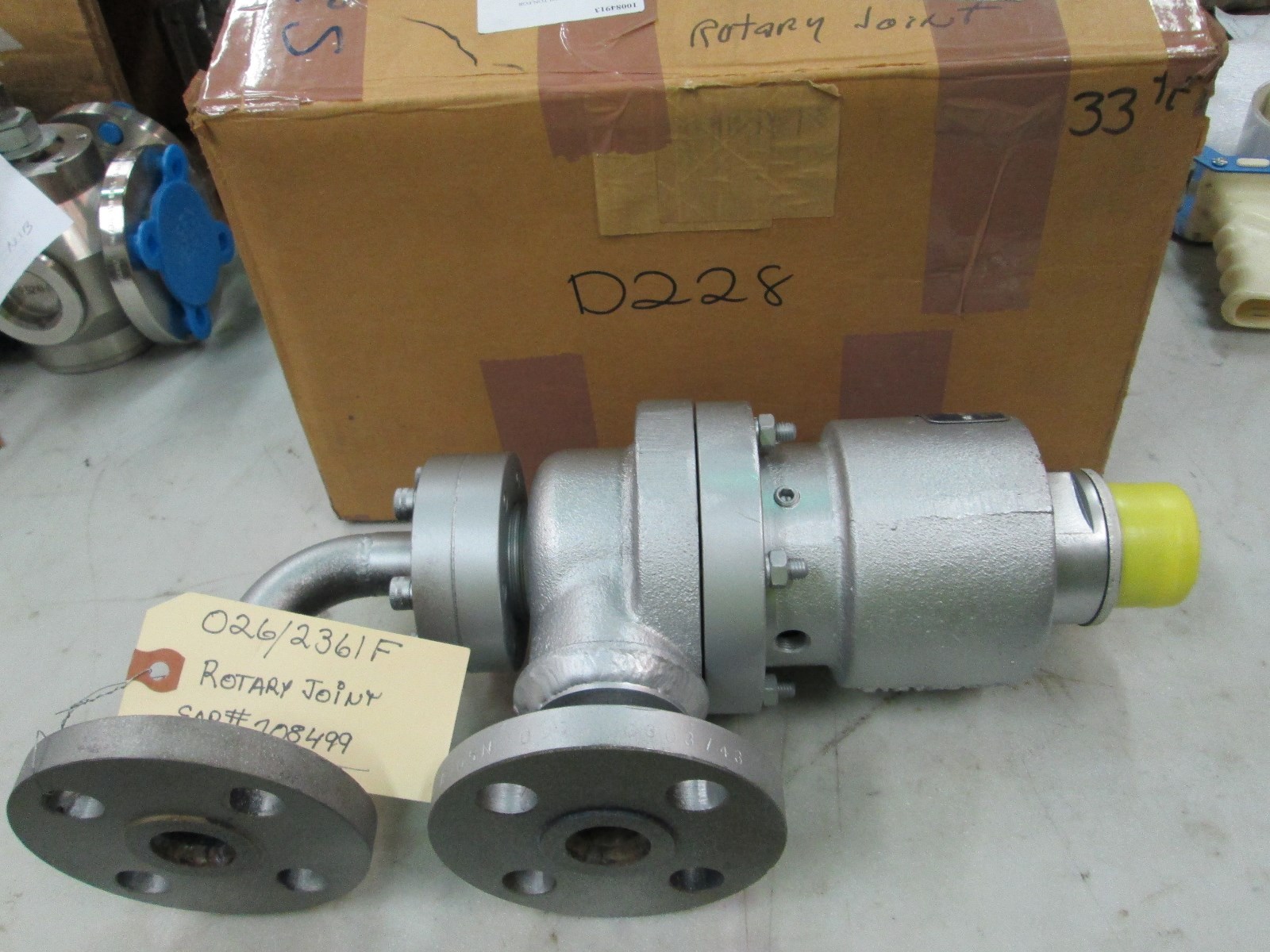 Filton Limited Rotary Union P/N18106RDS112 2-300# 3/4″ Flange x 1-1/2″ MNPT(NIB)