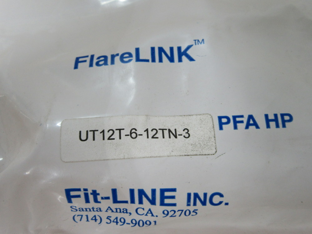 Fit-Line UT12T-6-12TN-3 Union Tee UT12T612TN3 (Pack of 3)