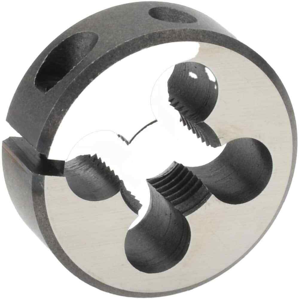 Made in USA 3693181 HSS Adjustable Round Die: 3/8-24, 3/8″ OD, Right Hand Thread