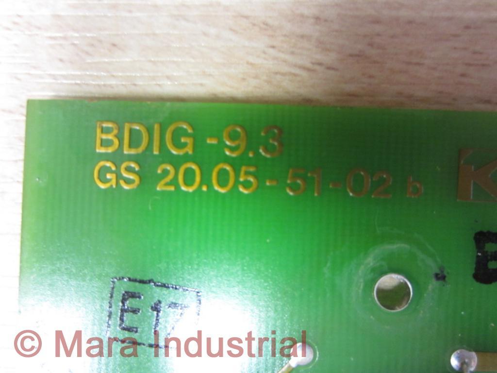 Klaschka GS20.05-51-02 Circuit Board BDIG-9.3