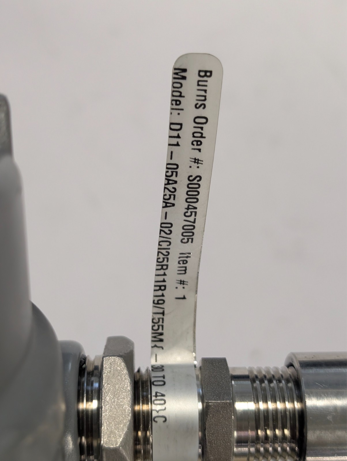 Burns D11 Temperature Switch Killark 0618 Explosion Proof -30 to 401°C HOT