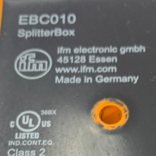 Clean! IFM ELECTRONIC EBC010 SPLITTER BOX 10-30VDC