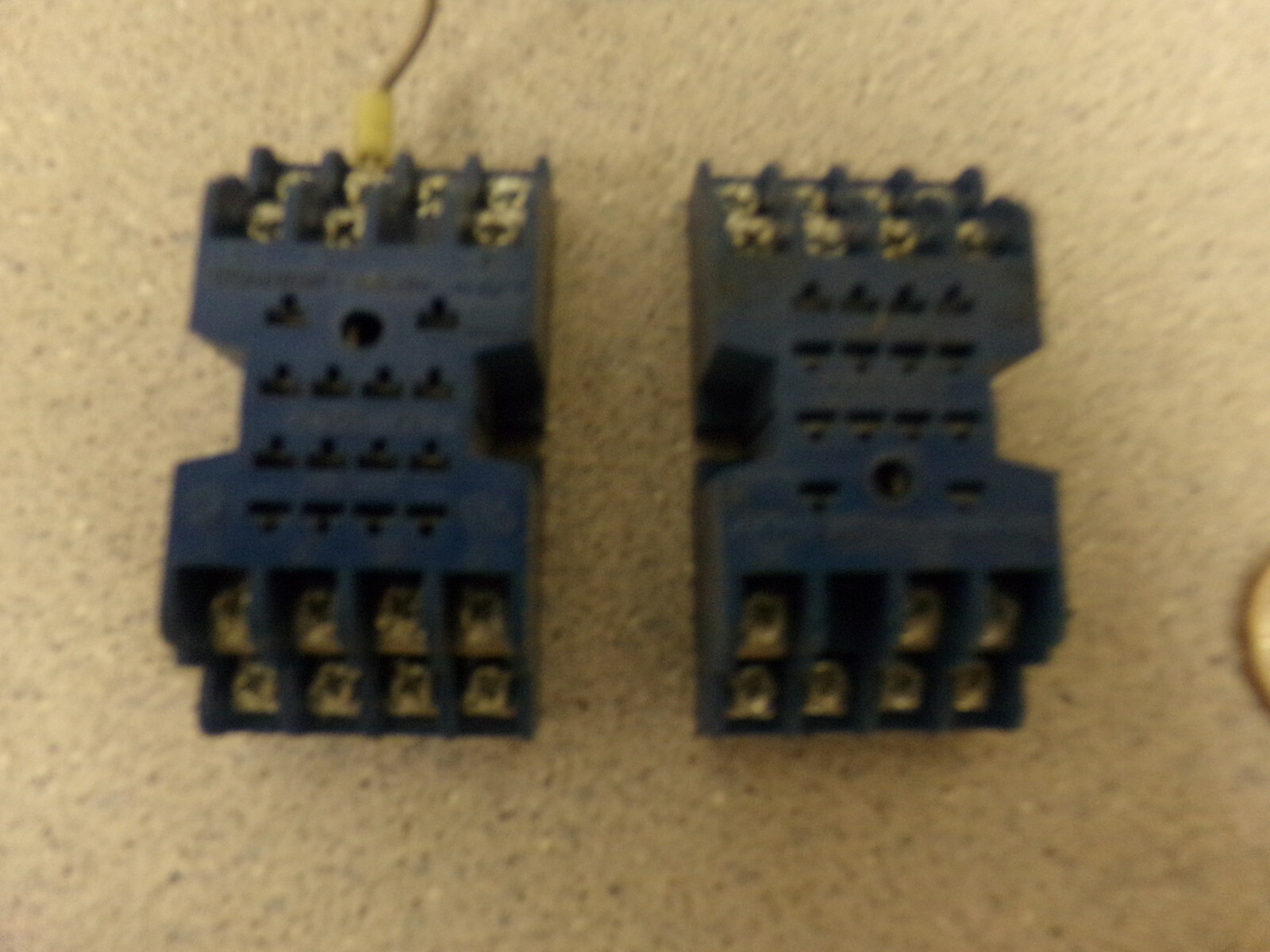 AMF Potter & Brumfield 5A 300V 224 Relay Sockets, Lot of 2 *FREE SHIPPING*