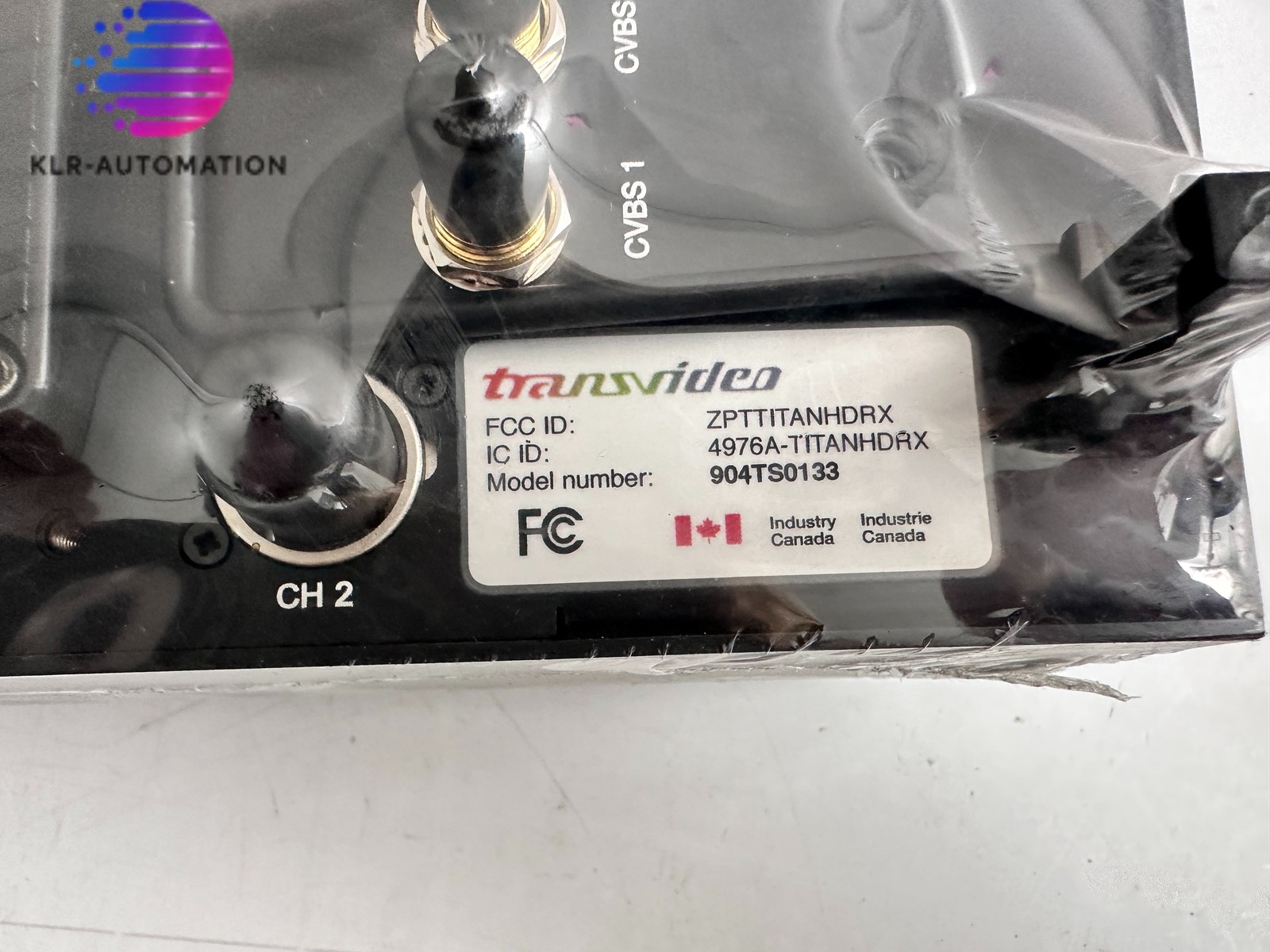 Transvideo Titan HD Rx Wireless Receiver Anton Bauer Mount