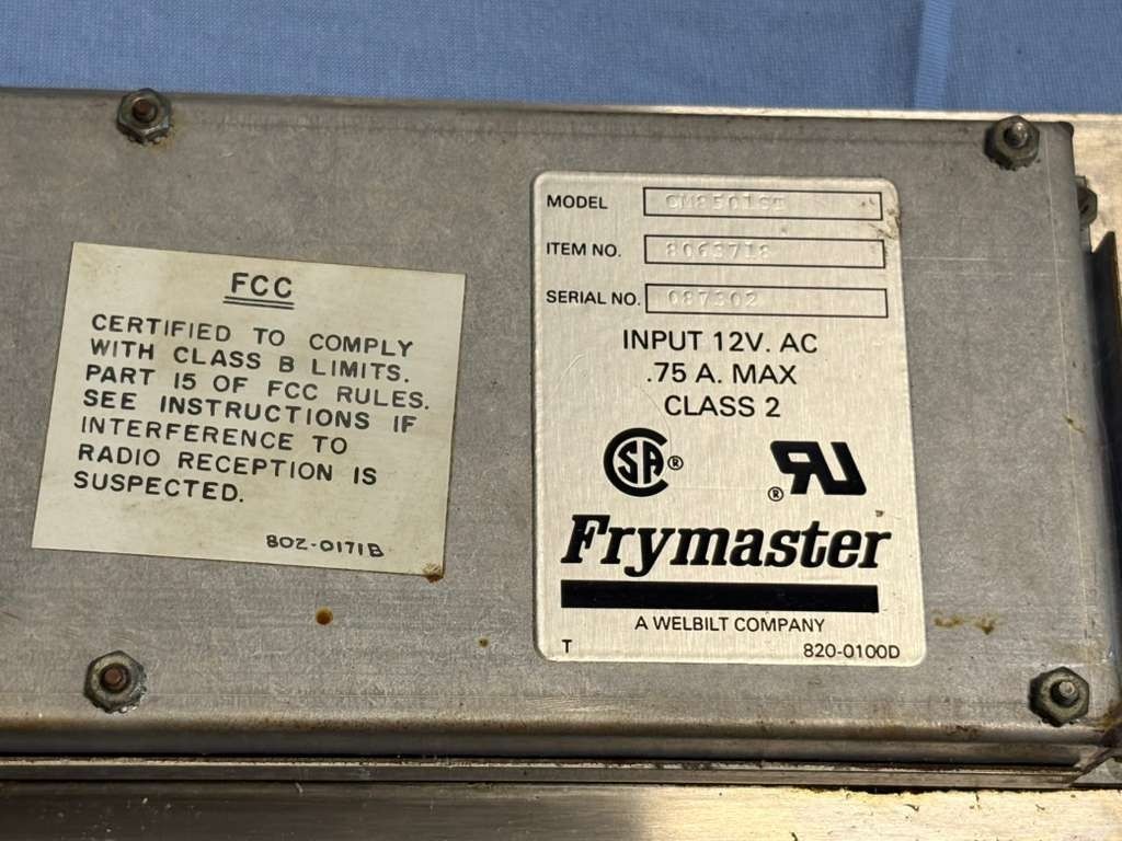 *LOT OF 2* WELBILT Frymaster Electronic Timer Controller Panel Part CM8501ST