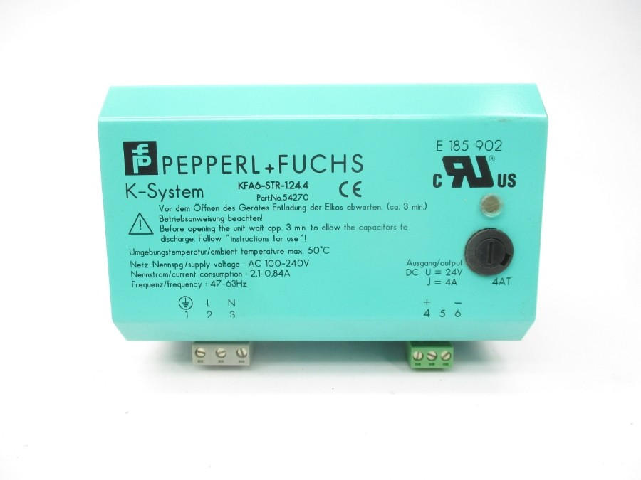 PEPPERL+FUCHS KFA6-STR-1.24.4 54270 100-240VAC 2.1-0.84A NSMP