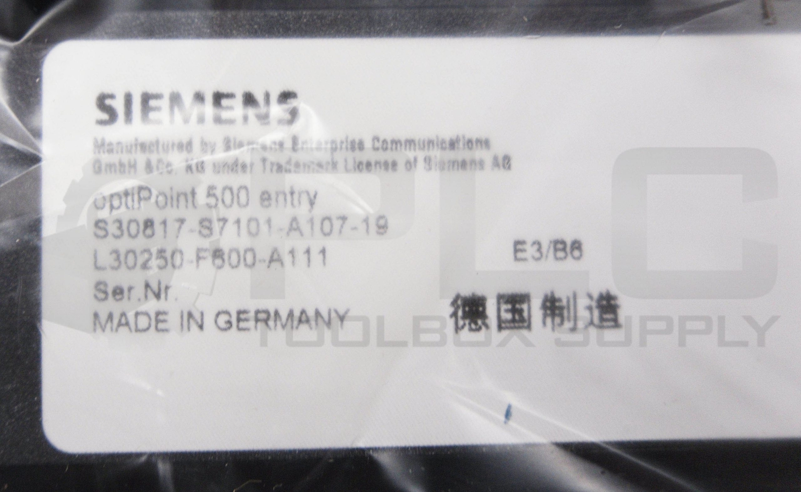 NEW SIEMENS S30817-S7101-A107-19 OPTIPOINT 500 ENTRY PHONE