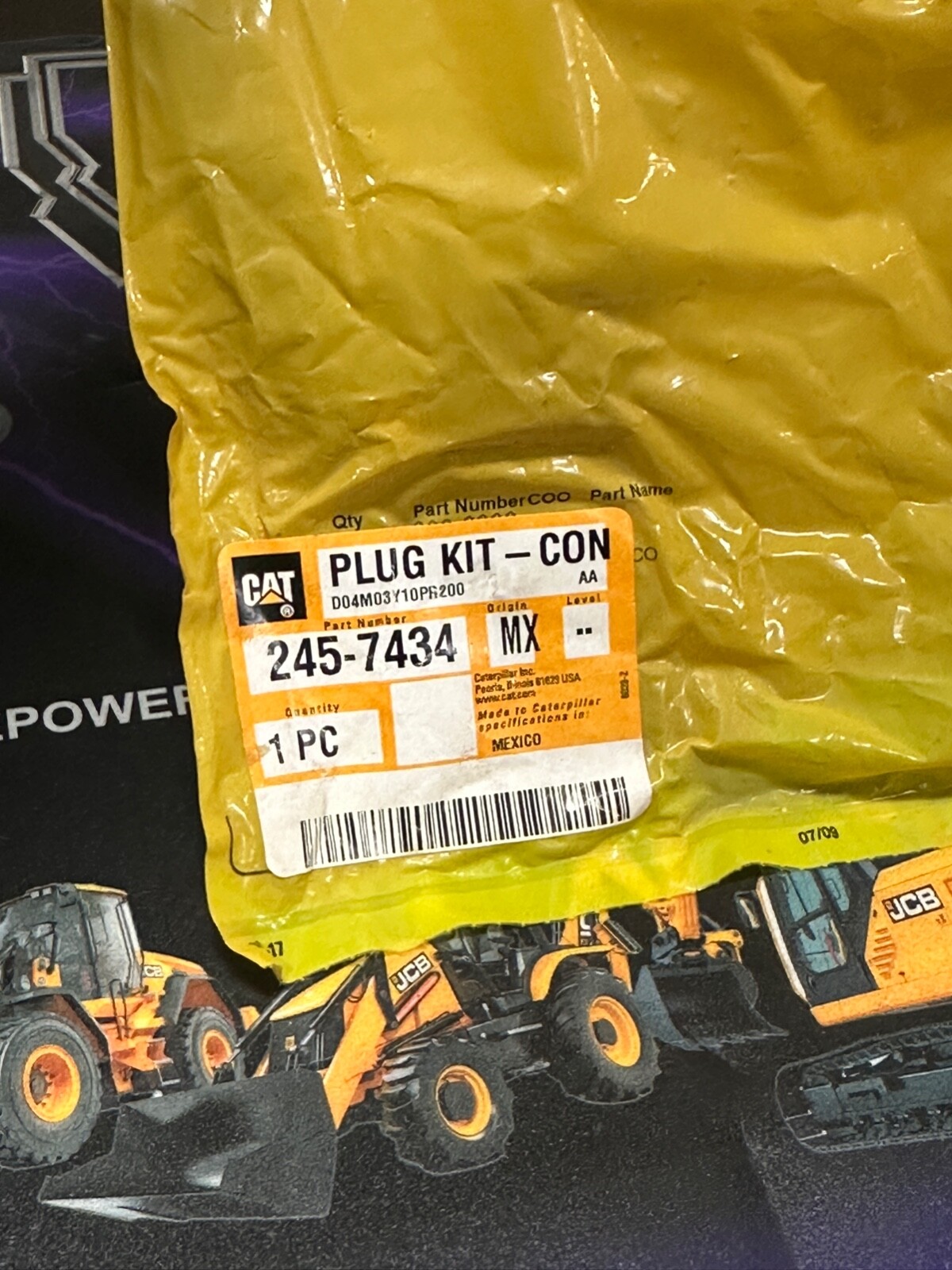 CATERPILLAR OEM CAT PARTS 245-7434: CONNECTOR PLUG KIT – 10 PIN