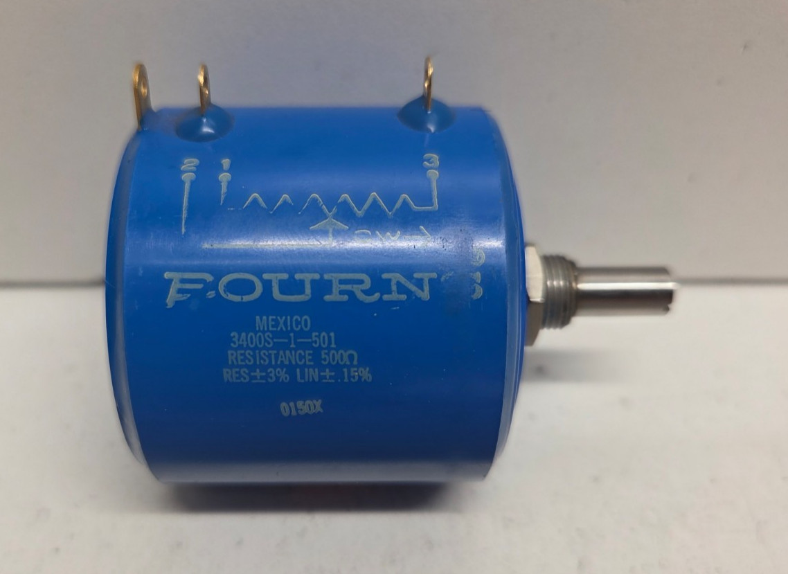 NEW NO BOX! BOURNS 500 OHM 15% 10 TURN POTENTIOMETER 3400S-1-501