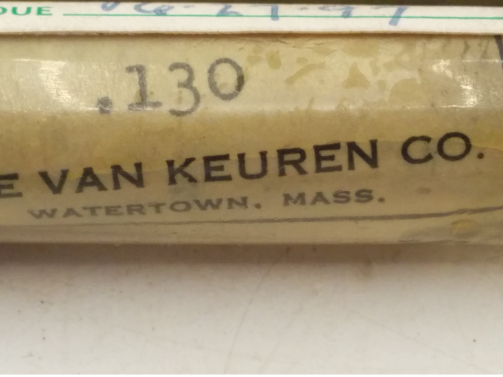 VAN KEUREN ASSORTMENT THREAD MEASURING WIRES, (LOT OF 10)