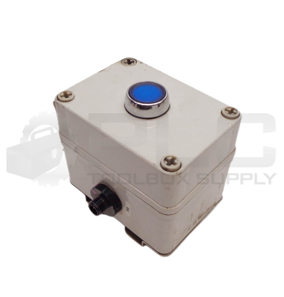 ALLEN BRADLEY 1000-FHCD6-PB1 BLUE PUSH BUTTON BOX