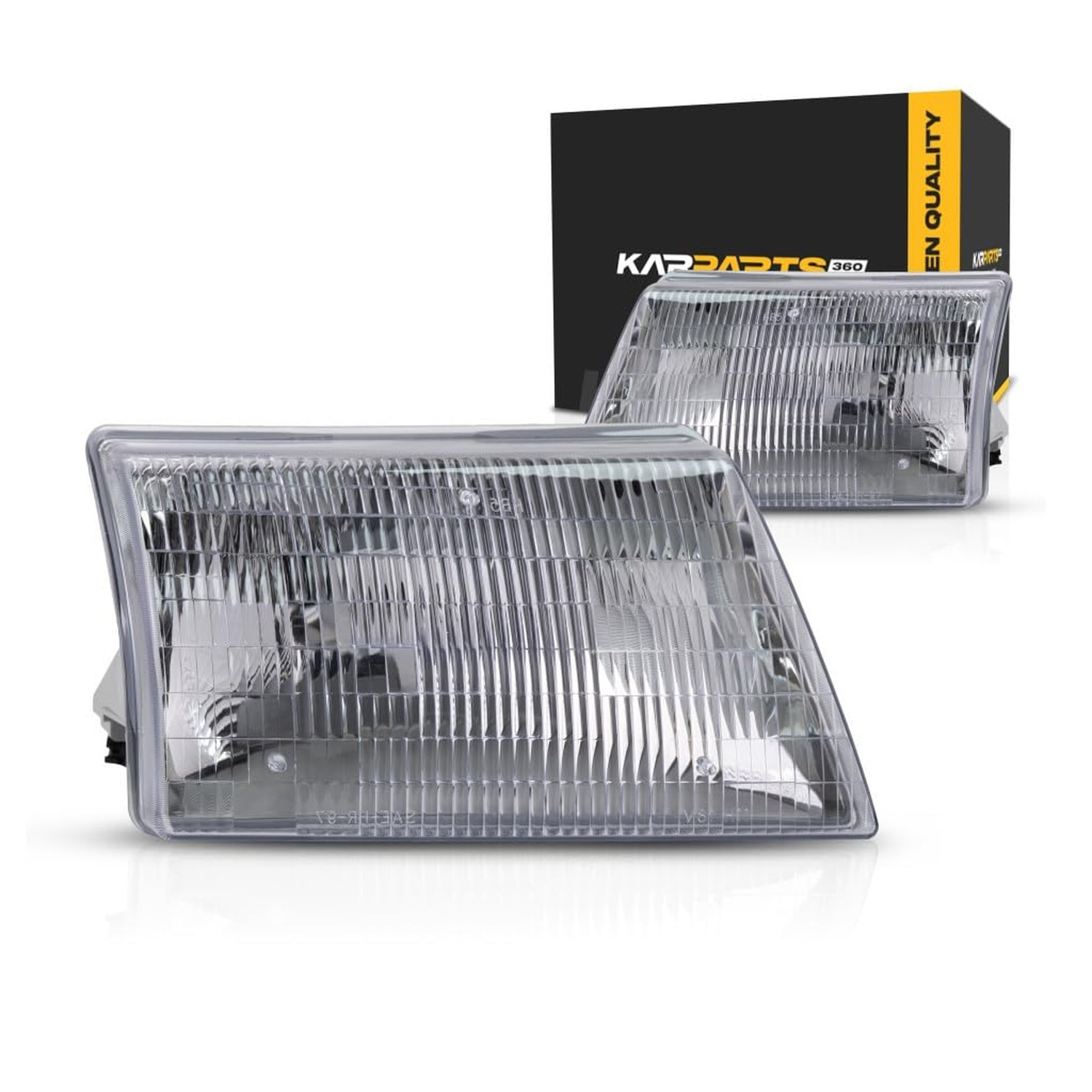 For Mazda B2500/B3000/B4000 Headlight 1998 1999 2000 Pair Driver and Passenge…