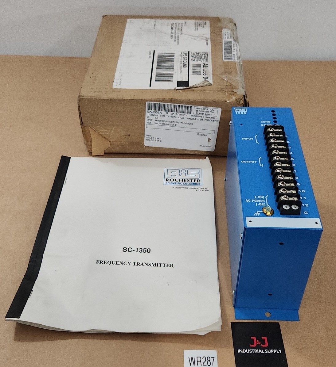 *NEW* RiS SC-1350 Frequency Transmitter Ametek XSC-1350-840351E 115V + Warranty!
