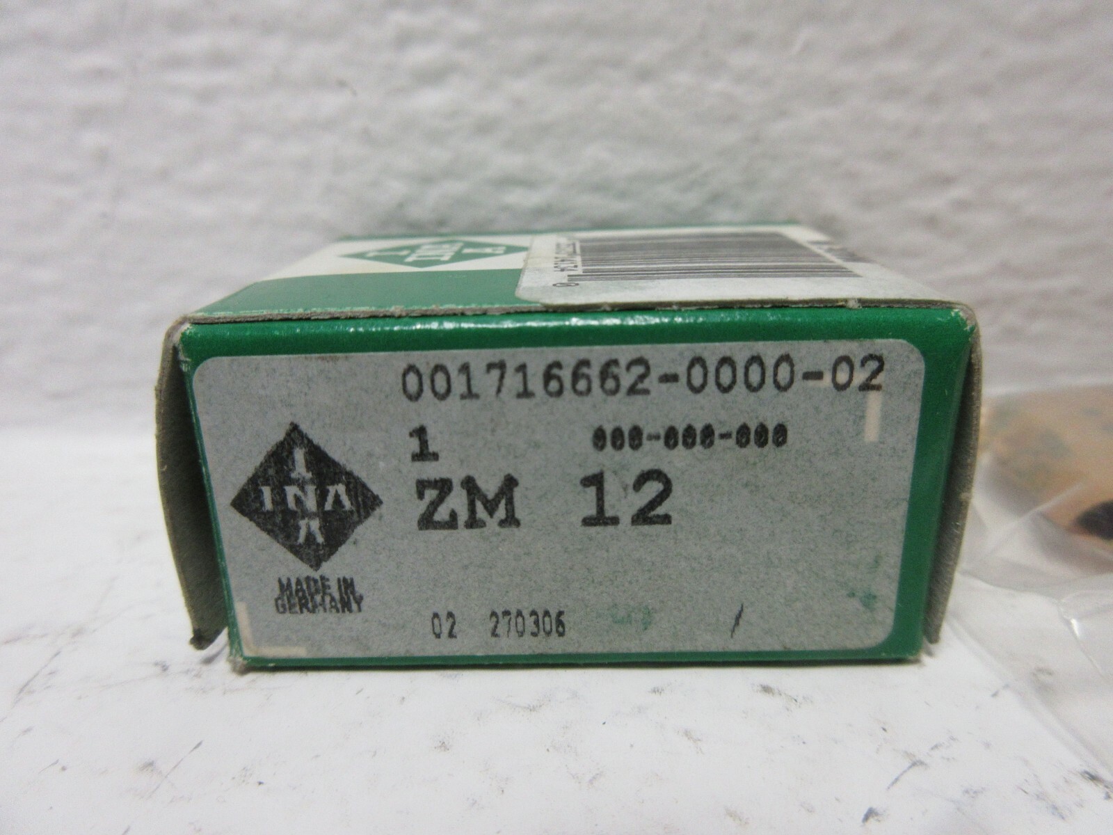 INA ZM12 NEW MINIATURE BEARING LOCK NUT ZM12