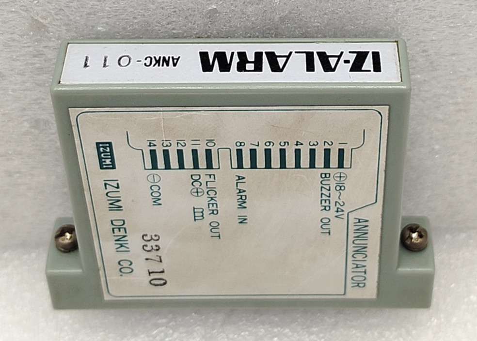 IZUMI DENKI IZ-ALARM ANKC-011 ANNUNCIATOR 33710 USED FAST SHIPPING