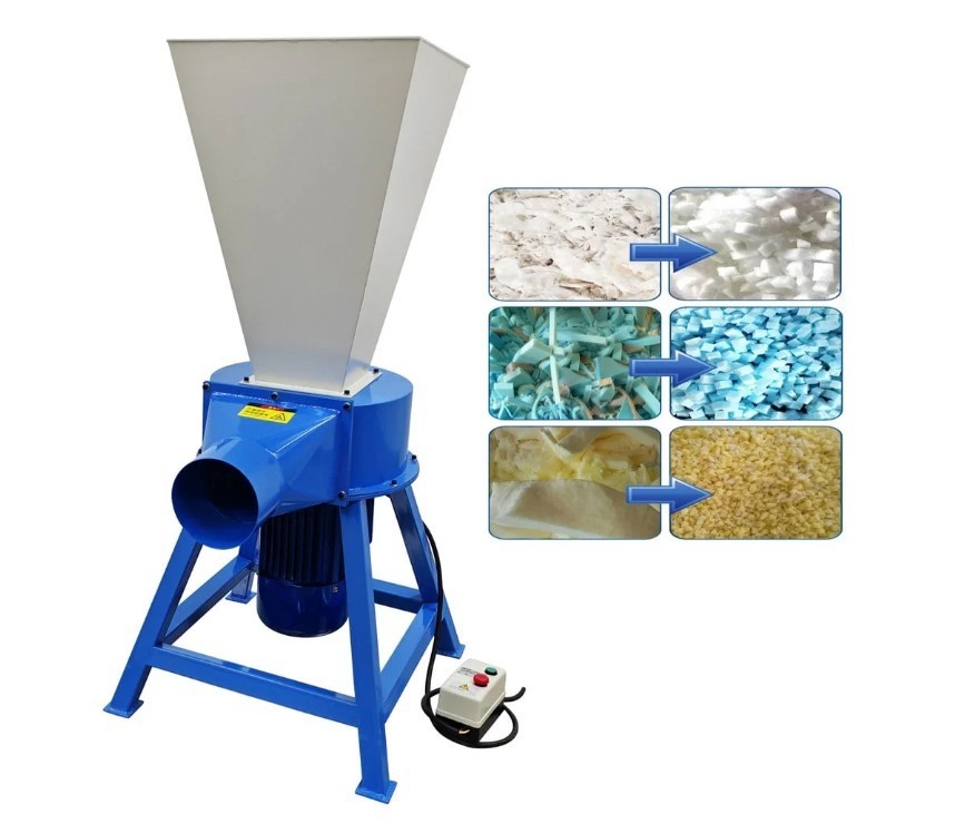 Sponge Crusher Sponge Corner Waste Mill Grinding Machine Sponge Particle Crusher