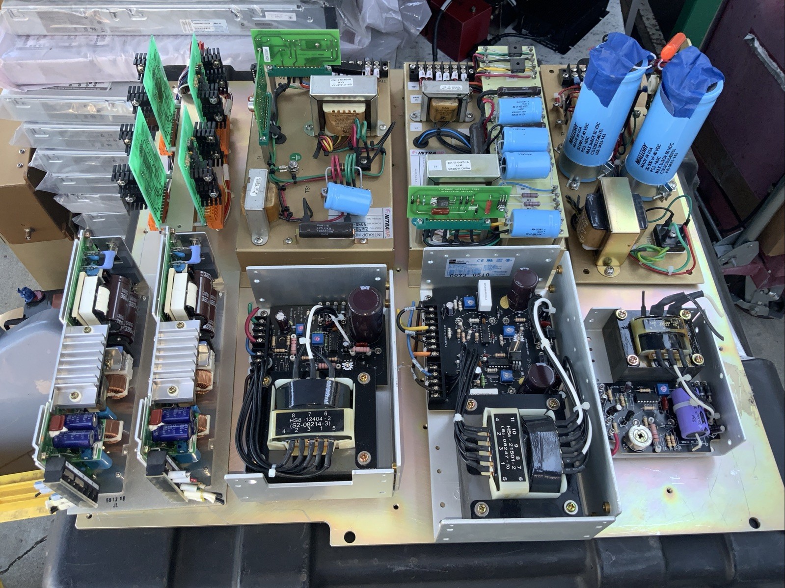 Mixed Lot INTRAOP / ACCURAY POWER SUPPLY, Untested, For Parts ONLY