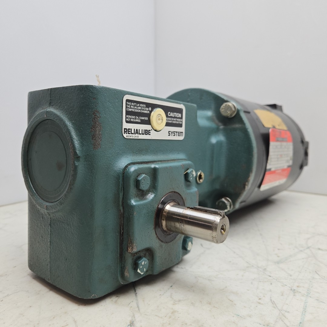 Reliance P56X1531S 1 Hp Motor 3Ph 1750 Rpm Dodge MR94751 Gear Reducer 10:1 *READ