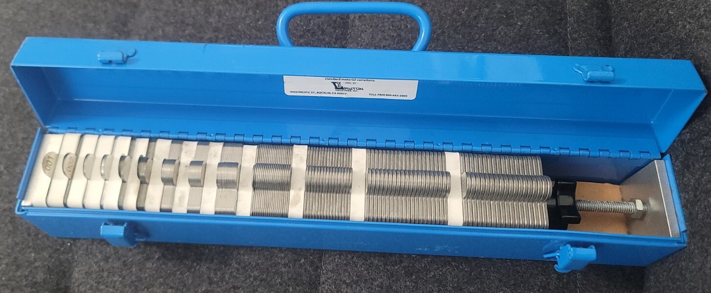 Lawton Industrial Stainless Steel Slotted Shims