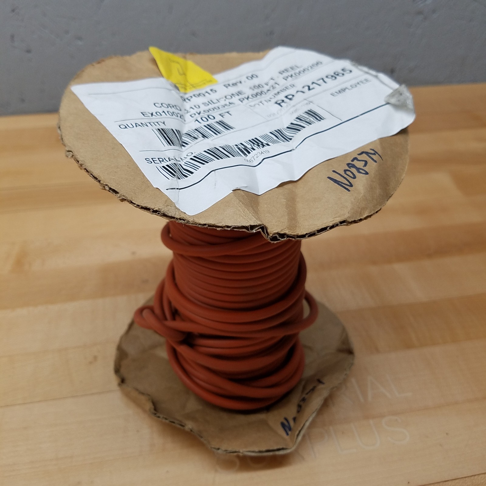 McMaster-Carr 96505K24 3/16″/0.210″ High-Temperature Silicone O-Ring Cord Stock